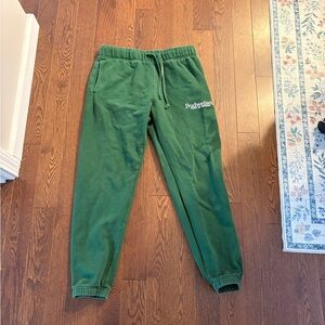Budweiser mens Forest Green Joggers